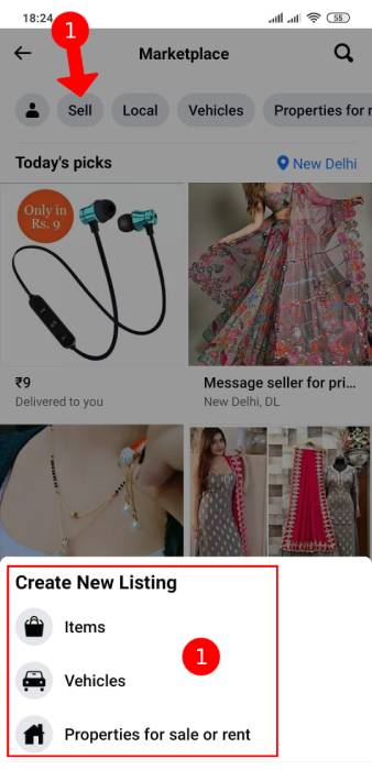 fb me products kaise beche