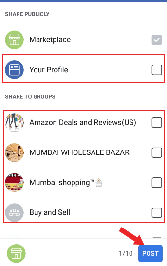 share-item-in-group