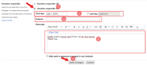 How to Set Up Gmail Vacation Auto-Responder