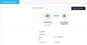voter id card online track status 2020